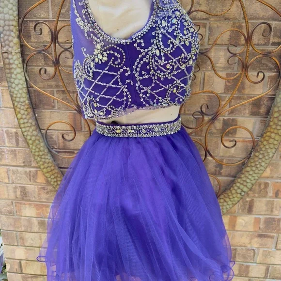 Juliet Purple Two-Piece Dress